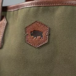 Buffalo Jackson Trading Co. Limited Edition 10-Year Tote Bag | Olive 18 Buffalo Jackson Trading Co. Limited Edition 10-Year Tote Bag | Olive