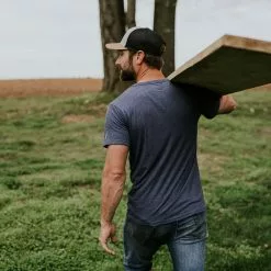 Buffalo Jackson Trading Co. Apparel Graphic Logo Tee | Heather Navy 8 Buffalo Jackson Trading Co. Apparel Graphic Logo Tee | Heather Navy