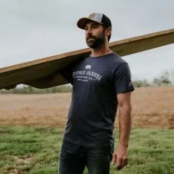 Buffalo Jackson Trading Co. Apparel Graphic Logo Tee | Heather Navy 9 Buffalo Jackson Trading Co. Apparel Graphic Logo Tee | Heather Navy