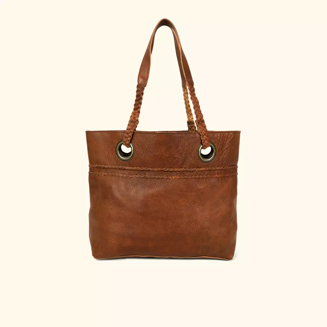 Buffalo Jackson Trading Co. Camden Braided Leather Tote | Hickory Leather Totes 6 Buffalo Jackson Trading Co. Camden Braided Leather Tote | Hickory Leather Totes