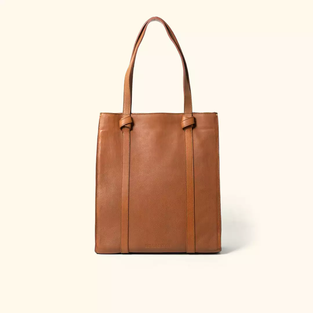 Buffalo Jackson Trading Co. Chelsea Leather Tote Bag | Honey Brown 6 Buffalo Jackson Trading Co. Chelsea Leather Tote Bag | Honey Brown