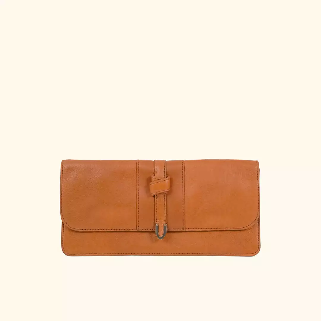 Buffalo Jackson Trading Co. Chelsea Leather Clutch | Honey Brown 3 Buffalo Jackson Trading Co. Chelsea Leather Clutch | Honey Brown