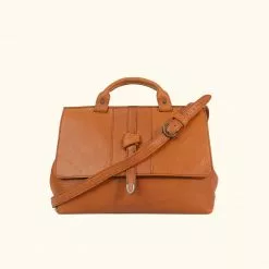 Buffalo Jackson Trading Co. Chelsea Leather Crossbody Handbag | Honey Brown