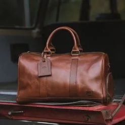 Buffalo Jackson Trading Co. Jefferson Leather Duffle | Elderwood Leather Duffle Bags