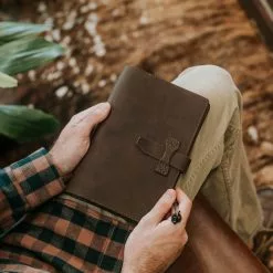 Buffalo Jackson Trading Co. Denver Leather Journal Cover - Large | Dark Briar 15 Buffalo Jackson Trading Co. Denver Leather Journal Cover - Large | Dark Briar