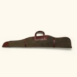 Buffalo Jackson Trading Co. Dakota Waxed Canvas Rifle Case | Green W/ Dark Briar Leather New 10 Buffalo Jackson Trading Co. Dakota Waxed Canvas Rifle Case | Green W/ Dark Briar Leather New