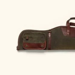 Buffalo Jackson Trading Co. Dakota Waxed Canvas Rifle Case | Green W/ Dark Briar Leather New 11 Buffalo Jackson Trading Co. Dakota Waxed Canvas Rifle Case | Green W/ Dark Briar Leather New