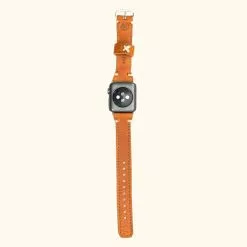 Buffalo Jackson Trading Co. Dakota Leather Apple Watch Bands | Saddle Tan