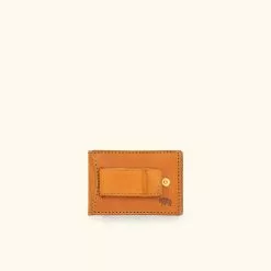 Buffalo Jackson Trading Co. Dakota Leather Bifold - Metal Money Clip Wallet | Saddle Tan