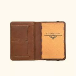 Buffalo Jackson Trading Co. Dakota Leather Field Notes Cover | Chestnut Brown