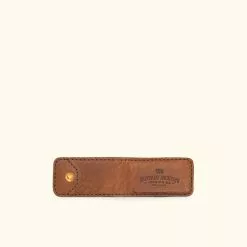 Buffalo Jackson Trading Co. Dakota Leather Magnetic Money Clip | Chestnut Brown