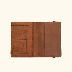 Buffalo Jackson Trading Co. Dakota Leather Passport Wallet & Field Notes Cover | Chestnut Brown 8 Buffalo Jackson Trading Co. Dakota Leather Passport Wallet & Field Notes Cover | Chestnut Brown