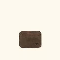 Buffalo Jackson Trading Co. Denver Leather Slim ID Wallet | Dark Walnut Wallets