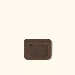 Buffalo Jackson Trading Co. Denver Leather Slim ID Wallet | Dark Walnut Wallets