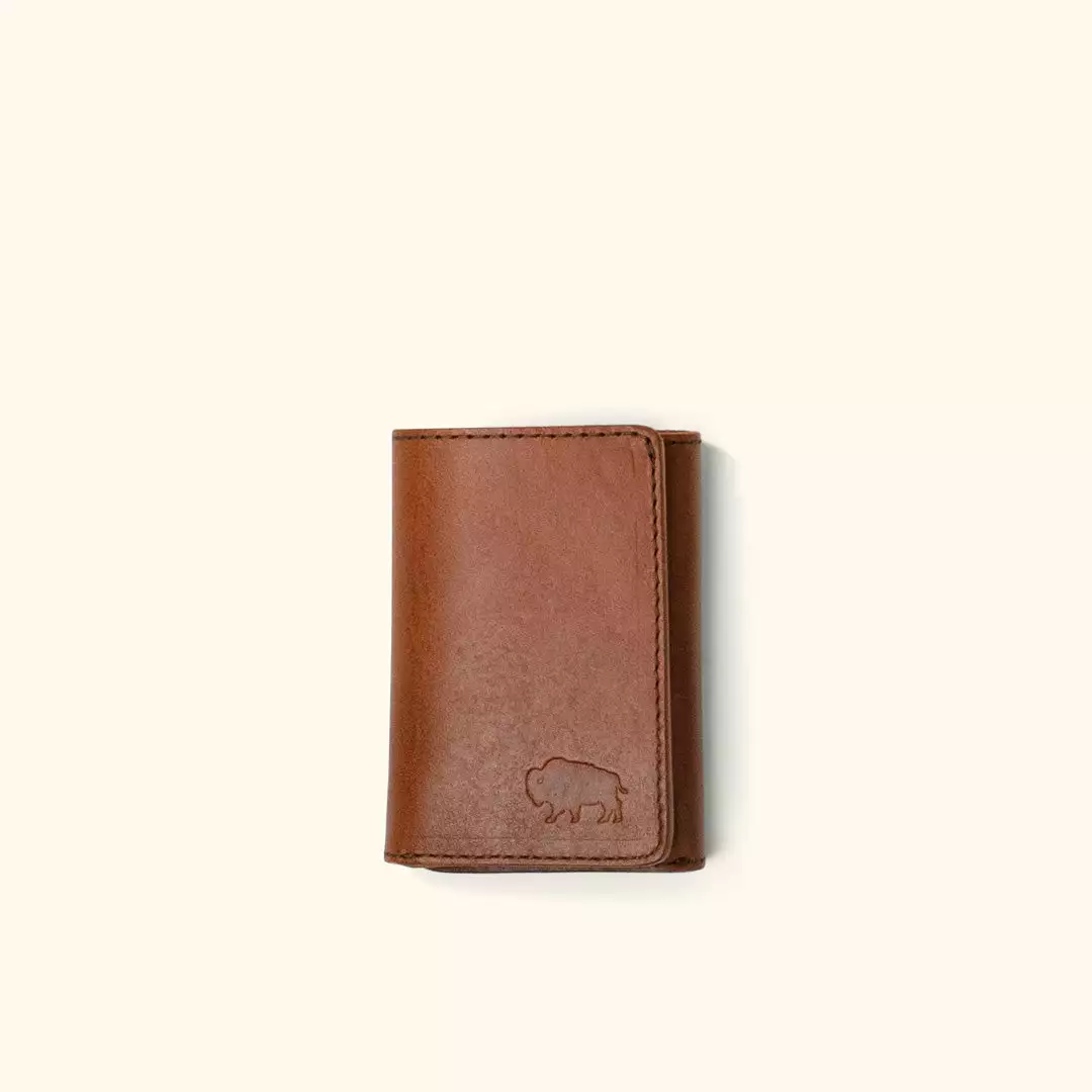 Buffalo Jackson Trading Co. Denver Leather Trifold Wallet | Autumn Brown 3 Buffalo Jackson Trading Co. Denver Leather Trifold Wallet | Autumn Brown