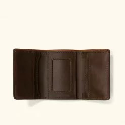 Buffalo Jackson Trading Co. Denver Leather Trifold Wallet | Dark Briar Wallets