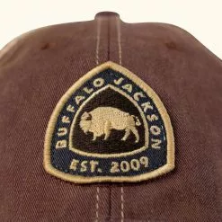 Buffalo Jackson Trading Co. Hats Established '09 Trucker Hat | Burgundy