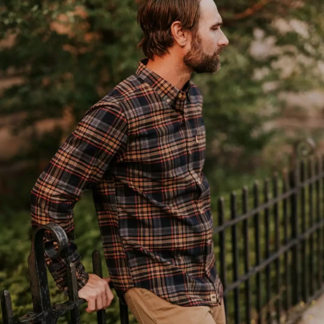 Buffalo Jackson Trading Co. Fairbanks Flannel Shirt | Ember Sky 10 Buffalo Jackson Trading Co. Fairbanks Flannel Shirt | Ember Sky