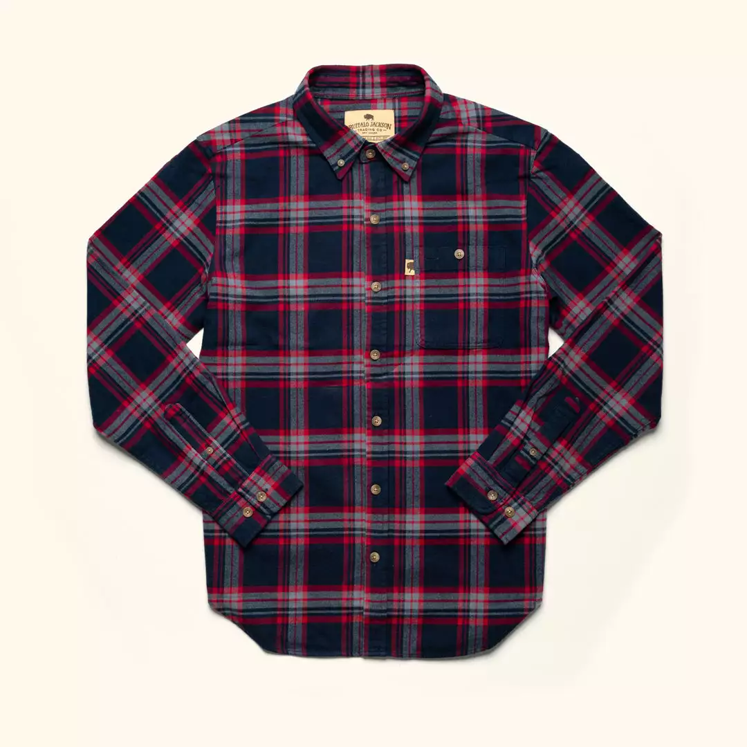 Buffalo Jackson Trading Co. Apparel Fairbanks Flannel Shirt | Old Glory 4 Buffalo Jackson Trading Co. Apparel Fairbanks Flannel Shirt | Old Glory