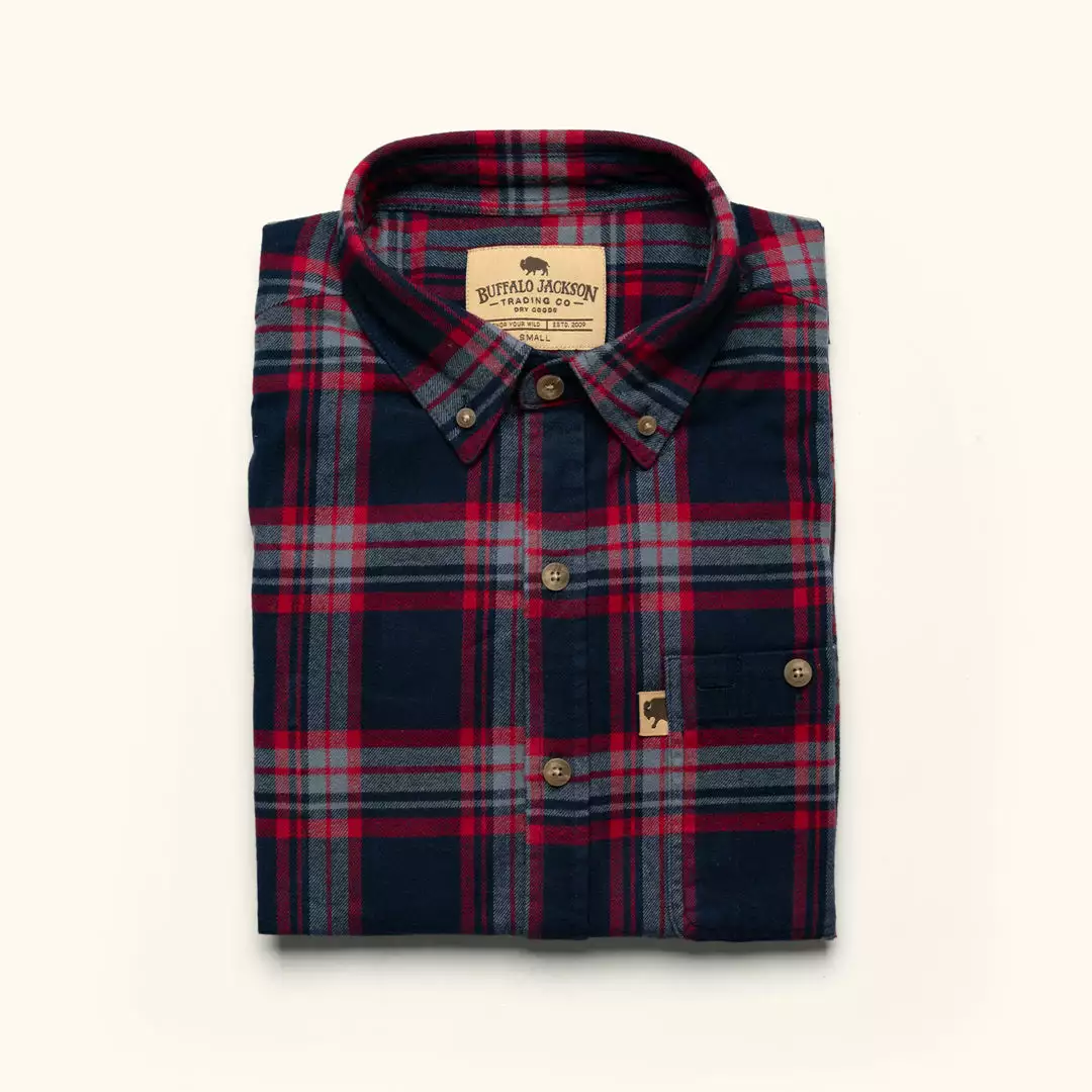 Buffalo Jackson Trading Co. Apparel Fairbanks Flannel Shirt | Old Glory 5 Buffalo Jackson Trading Co. Apparel Fairbanks Flannel Shirt | Old Glory