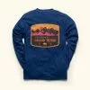 Buffalo Jackson Trading Co. Apparel Grand Teton National Park L/S Tee | Royal Blue 2 Buffalo Jackson Trading Co. Apparel Grand Teton National Park L/S Tee | Royal Blue