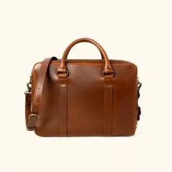 Buffalo Jackson Trading Co. Leather Briefcases Jefferson Leather Briefcase | Elderwood