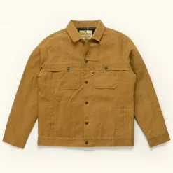 Buffalo Jackson Trading Co. Laramie Waxed Canvas Trucker | Tobacco Tan Apparel