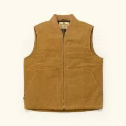 Buffalo Jackson Trading Co. Laramie Waxed Canvas Vest | Tobacco Tan Apparel