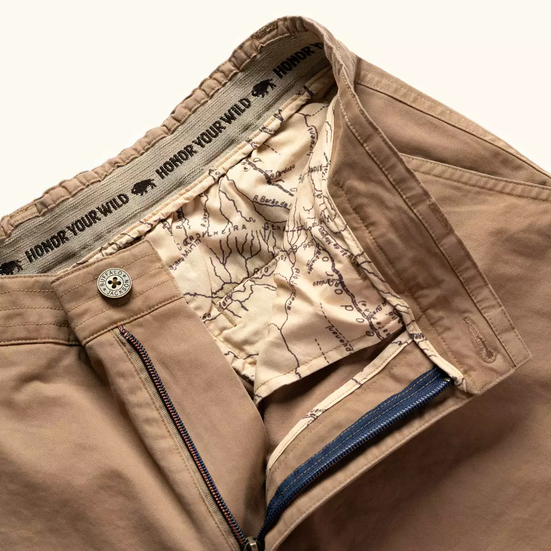 Buffalo Jackson Trading Co. Apparel Lobo Explorer Shorts | Khaki 5 Buffalo Jackson Trading Co. Apparel Lobo Explorer Shorts | Khaki