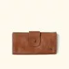 Buffalo Jackson Trading Co. Madison Checkbook Wallet | Saddle Tan Leather