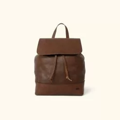 Buffalo Jackson Trading Co. Madison Leather Backpack | Dark Hazelnut Leather Backpacks