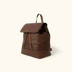 Buffalo Jackson Trading Co. Madison Leather Backpack | Dark Hazelnut Leather Backpacks