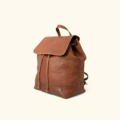 Buffalo Jackson Trading Co. Madison Leather Backpack | Saddle Tan Leather Backpacks