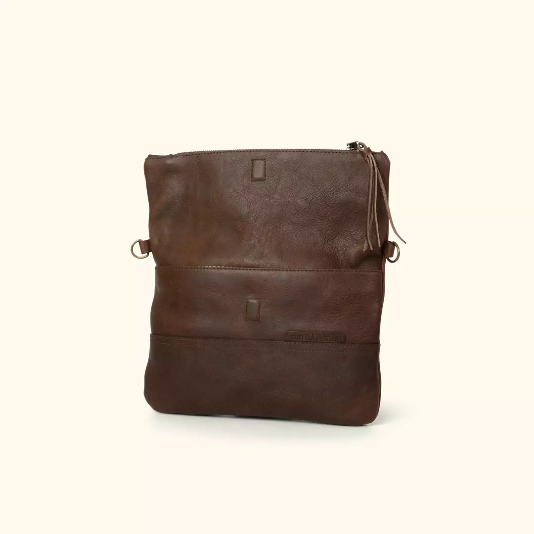 Buffalo Jackson Trading Co. Madison Leather Crossbody Foldover Clutch | Dark Hazelnut 5 Buffalo Jackson Trading Co. Madison Leather Crossbody Foldover Clutch | Dark Hazelnut