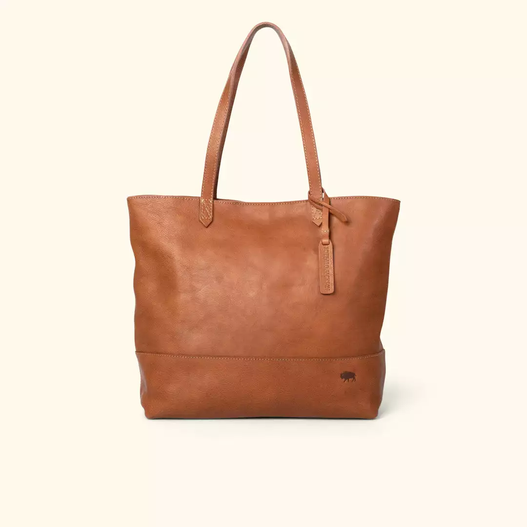 Buffalo Jackson Trading Co. Madison Leather Tote Bag | Saddle Tan Leather Totes 3 Buffalo Jackson Trading Co. Madison Leather Tote Bag | Saddle Tan Leather Totes