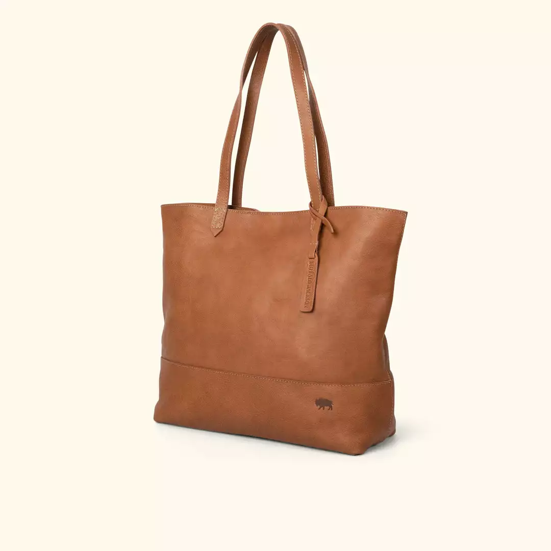 Buffalo Jackson Trading Co. Madison Leather Tote Bag | Saddle Tan Leather Totes 7 Buffalo Jackson Trading Co. Madison Leather Tote Bag | Saddle Tan Leather Totes