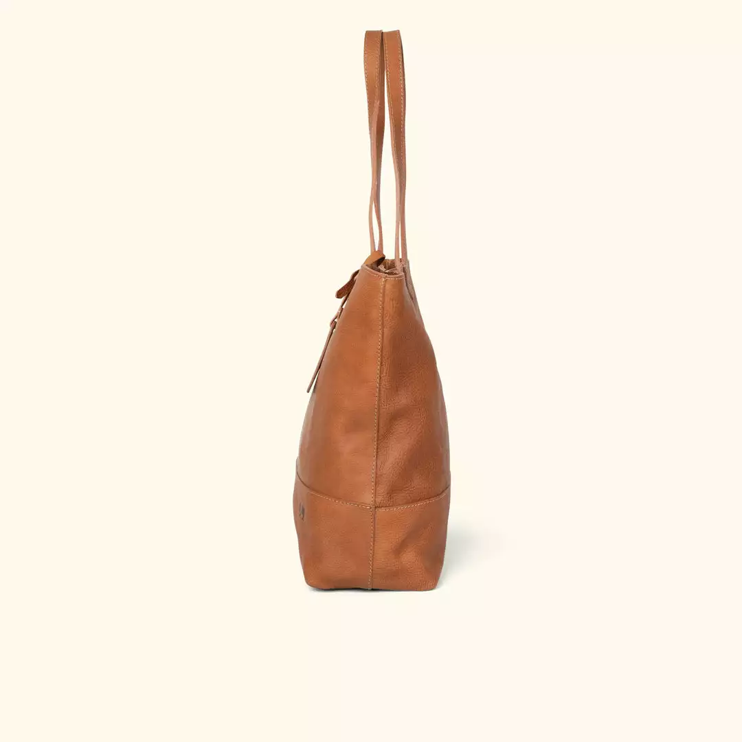 Buffalo Jackson Trading Co. Madison Leather Tote Bag | Saddle Tan Leather Totes 5 Buffalo Jackson Trading Co. Madison Leather Tote Bag | Saddle Tan Leather Totes