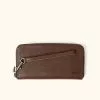 Buffalo Jackson Trading Co. Madison Leather Wristlet Wallet | Dark Hazelnut 1 Buffalo Jackson Trading Co. Madison Leather Wristlet Wallet | Dark Hazelnut