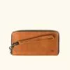 Buffalo Jackson Trading Co. Madison Leather Wristlet Wallet | Saddle Tan Wallets