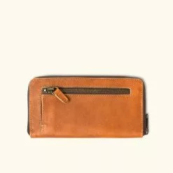 Buffalo Jackson Trading Co. Madison Leather Wristlet Wallet | Saddle Tan Wallets