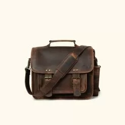 Buffalo Jackson Trading Co. Leather Camera Bags Roosevelt Buffalo Leather Camera Bag | Dark Oak