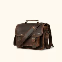Buffalo Jackson Trading Co. Leather Camera Bags Roosevelt Buffalo Leather Camera Bag | Dark Oak