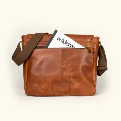 Buffalo Jackson Trading Co. Roosevelt Buffalo Leather Satchel Messenger Bag | Amber Brown New 14 Buffalo Jackson Trading Co. Roosevelt Buffalo Leather Satchel Messenger Bag | Amber Brown New