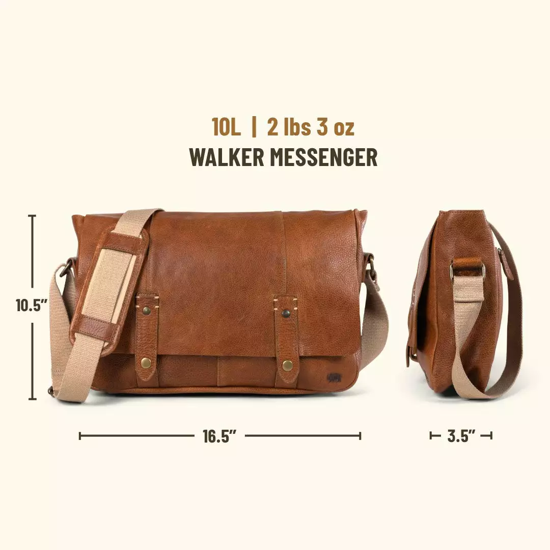 Buffalo Jackson Trading Co. Leather Messenger Bags Walker Leather Messenger Bag | Rustic Tan 8 Buffalo Jackson Trading Co. Leather Messenger Bags Walker Leather Messenger Bag | Rustic Tan
