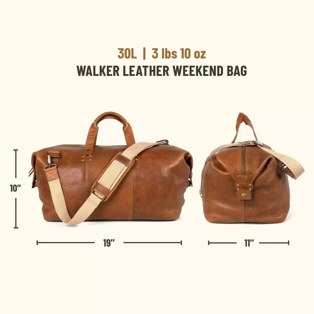 Buffalo Jackson Trading Co. Walker Leather Weekend Bag | Rustic Tan 8 Buffalo Jackson Trading Co. Walker Leather Weekend Bag | Rustic Tan