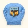 Buffalo Jackson Trading Co. Yellowstone National Park L/S Tee | Powder Blue 2 Buffalo Jackson Trading Co. Yellowstone National Park L/S Tee | Powder Blue