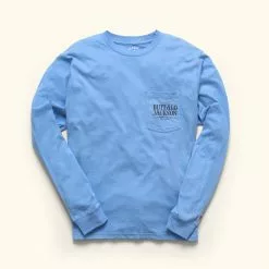 Buffalo Jackson Trading Co. Yellowstone National Park L/S Tee | Powder Blue