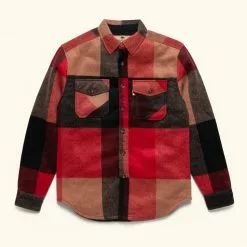 Buffalo Jackson Trading Co. Yukon Wool Shirt Jac | Red Valley Plaid