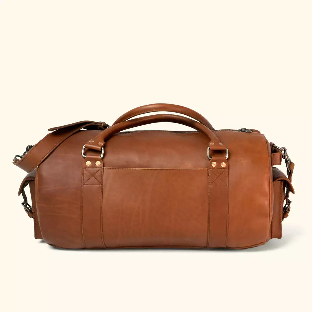 Buffalo Jackson Trading Co. Denver Leather Travel Duffle Bag | Autumn Brown Leather Duffle Bags 6 Buffalo Jackson Trading Co. Denver Leather Travel Duffle Bag | Autumn Brown Leather Duffle Bags