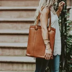 Buffalo Jackson Trading Co. Chelsea Leather Tote Bag | Honey Brown 26 Buffalo Jackson Trading Co. Chelsea Leather Tote Bag | Honey Brown